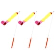 thumbnail image 1 of CIMAXIC gym ribbon 3pcs 4 Meters Rhythmic Art Gymnastics Ribbon with Stick Children Dancing Streamers Riband Twirling Rod(Horizontal Stripe),157.48"X1.77"X0.04", 1 of 5