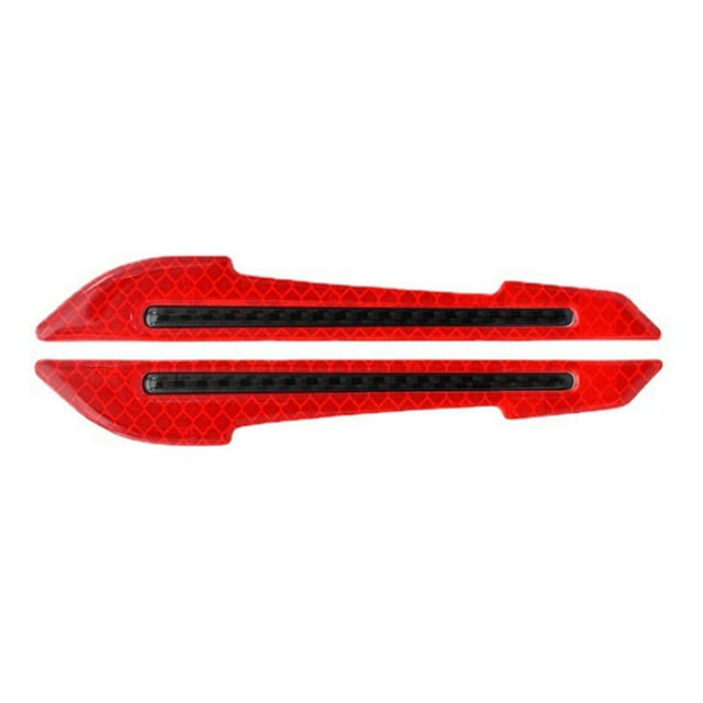 Pegatina de advertencia para coche ANGGREK reflectantes para parachoques 16 x 2,3 cm
