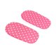 thumbnail image 1 of Almohadillas para el talón Hugo 1 Par Gel Heel Pad Peach Red Dots, 1 of 10