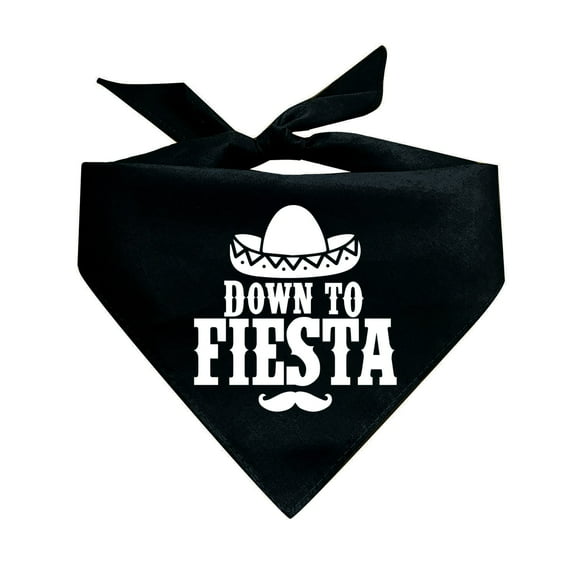 Down To Fiesta Triangle Dog Bandana