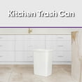 thumbnail image 4 of Superio Large Kitchen Trash Can 13 Gallon, 52 Qt Waste Bin for Kitchen, Garage, Indoor and Outdoor Trash Can (4, White), 4 of 8