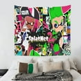 thumbnail image 5 of Splatoon Wall Tapestry Cartoon Poster Wall Hanging Tapestry for College Dorm Living Room Bedroom Decoration 60x80 Inch, 5 of 7