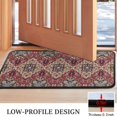 thumbnail image 3 of Red Boho Ethnic Geometric Pattern Door Rugs,Washable Non Slip Door Mats Indoor,Decorative Door Mats,Entry Mat Indoor for Entrance,Bedroom,Kitchen,Bathroom,30"x17", 3 of 6