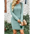 thumbnail image 4 of Yidarton hip dress, 2022 winter knitted skirt, all-match women's skirt, one piece for sale, 4 of 8