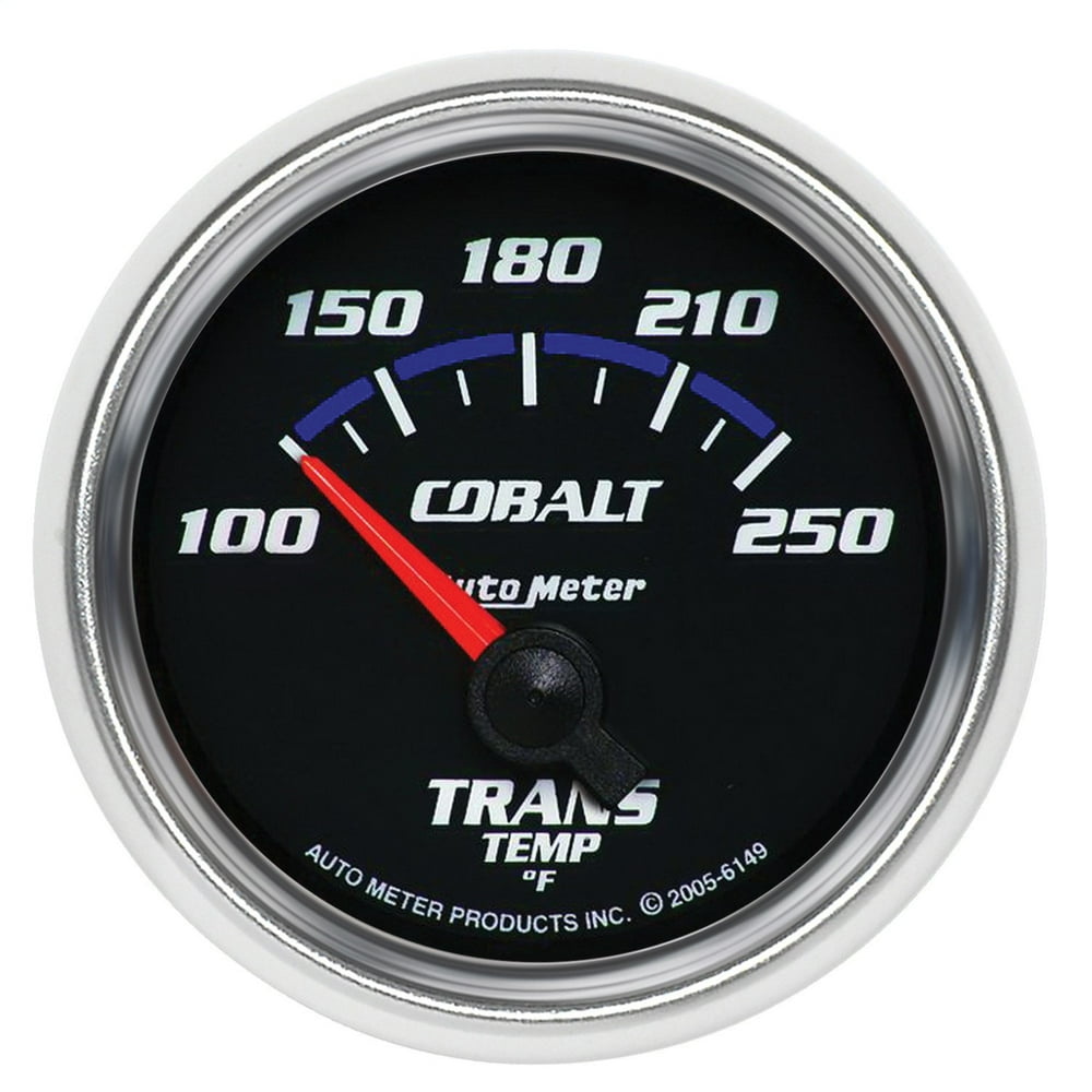 AutoMeter 6149 Cobalt Electric Transmission Temperature Gauge Walmart