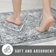 thumbnail image 4 of Alfombra para pasillo Kuta Oriental, lavable, 80 x 365 cm, color gris, 4 of 5