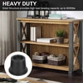 thumbnail image 3 of 4PCS Rubber Bed Risers, Heavy Duty Chair Leg Lifts, Furniture Riser Blocks For Desk, Cabinet, Sofa, Couch, Tables With Increased Storage And Easy Cleaning, 3 of 8