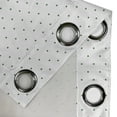 thumbnail image 4 of Ambesonne White Grommet Curtain, Vintage Green Polka Dots, 50" x 72", Forest Green and White, 4 of 6