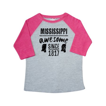 

Inktastic Mississippi Awesome Since 1836 Gift Toddler Boy or Toddler Girl T-Shirt