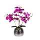 thumbnail image 1 of Orquídea Flores Artificiales Morado Oscuro Matsuzay Decoración del Hogar, 1 of 1