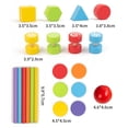 thumbnail image 4 of Wooden Activity Cube | Sensory Shape Sorter Educational Toy | Ball Drop and Matching Game | Hand-Eye Coordination Development | Toddler Learning Toy for Home Early Education, 4 of 9