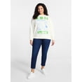 thumbnail image 2 of Terra & Sky Women's Plus Size Bon Appetito Graphic Sweatshirt, Sizes 0X-5X, 2 of 5