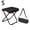 Black, variant on Portable Folding Handbag Stool with Shoulder Strap, Ultra-Lightweight Camp Stool for Travel, Fishing & Hiking, Compact Waterproof Seat for Trains & Commuting