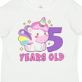 thumbnail image 4 of Inktastic 5 Years Old with Cute Unicorn Birthday Girls Toddler T-Shirt, 4 of 5