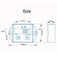thumbnail image 4 of koolsoo 2-3 of RPM Hour Tach Meter LCD Display for Bike Motorcycle 3 Pcs, 4 of 9