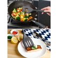 thumbnail image 5 of Miles Kimball Silicone Stainless Steel Food Tongs, 7 inch, Set Of 3, 5 of 7