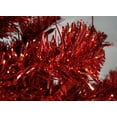 thumbnail image 2 of Vickerman 3' Prelit Artificial Christmas Tree Red Tinsel Pencil - Red Lights, 2 of 2