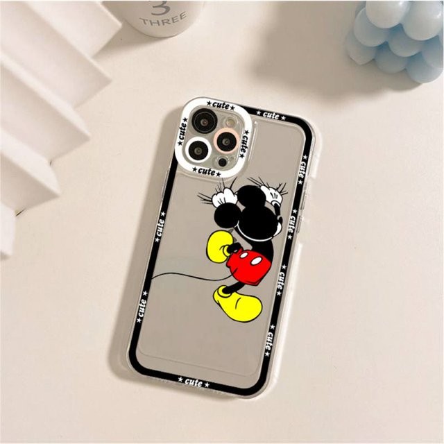 Disney Mickey Mouse Phone Case for iPhone 11 12 13 Mini Pro Max 14 Pro Max Case shell xuanjing unisex