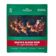 thumbnail image 7 of Kurt Adler UL 10-Light Santa Sleigh and Eight Reindeer Light Set, 7 of 7