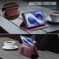 thumbnail image 6 of CaseMe Calf Leather Lining Microfibre Wallet Case for Samsung Galaxy Z Fold8 5G 7.6-inch with RFID Blocking,Magnetic Closure,Card Slots,Cash Slot,Flip Folio Protective Phone Case,Red, 6 of 11