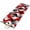 Black Red, variant on 2'x6' Rug Runners for Hallways Kitchen, Red Black Grey Non Slip Entryway Beside Floor Carpet Runner, Moire Modern Artwork Abstract Washable Laundry Room Bedroom Throw Rugs Mat for Family Pet