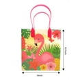 thumbnail image 2 of TINYMILLS Tropical Flamingo Luau Party Favor Treat Bags 12 Pack, 2 of 4