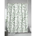 thumbnail image 5 of Shower Curtain Sage Green Eucalyptus Leaves Bathroom Curtains with Hooks, Waterproof Fabric Watercolor Leaf Bath Shower Curtains Set for Bathroom Bathtubs Decor 36x72 Inch, 5 of 8