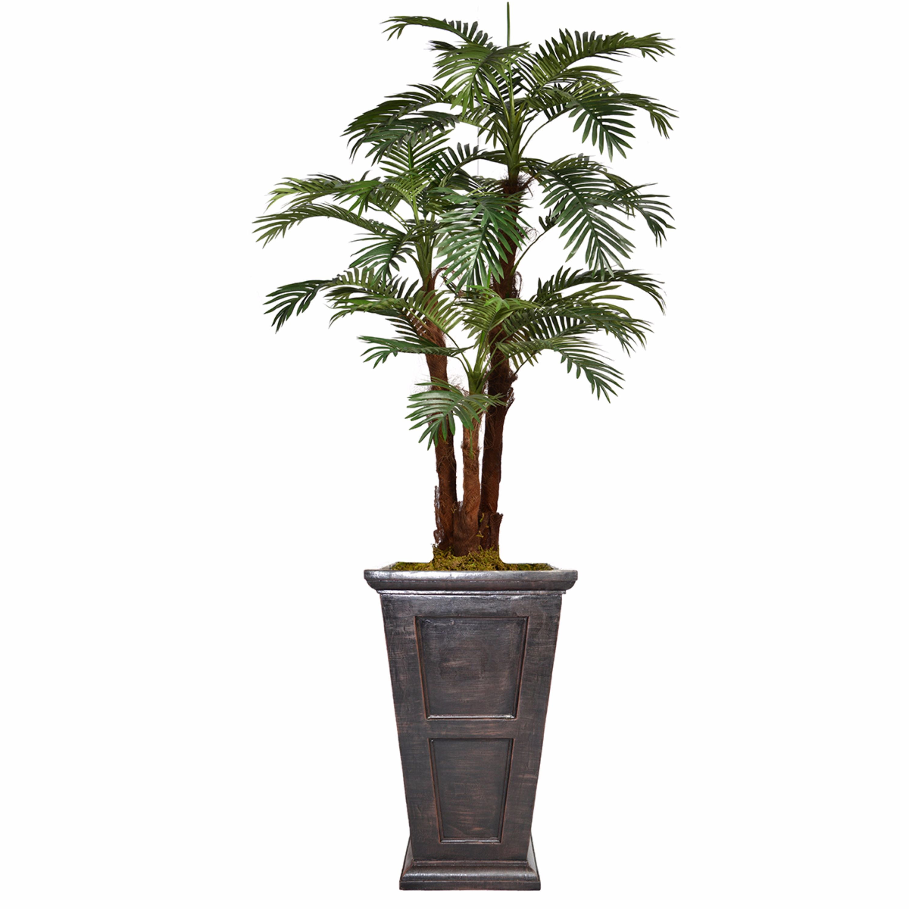 84.8" Tall Palm Tree Artificial Decorative Indoor/ Outdoor Faux with
