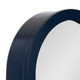 thumbnail image 6 of Kate and Laurel Arcott Modern Arched Bathroom Cabinet with Mirror, 20 x 6 x 30, Navy Blue, Coastal Wooden Bathroom Mirror with Storage for Bath Medicine Cabinet or Over-the-Toilet Storage Option, 6 of 9