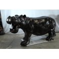thumbnail image 5 of Nifao Giant Aluminum Hippopotamus Statue with Open Mouth Display – Garden Outdoor Decor Sculpture, 61"L x 32"W x 32"H, 5 of 12