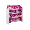 thumbnail image 2 of Delta Children Kids Toy Storage Organizer with 12 Plastic Bins - Greenguard Gold Certified, White/Pink, 2 of 5