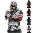 thumbnail image 2 of Fengactive Men's Sun Protection Hoodie Face Mask Breathable Long Sleeve Outdoor Hiking Shirt, 2 of 4