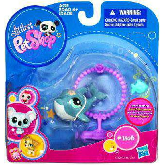 Littlest Pet Shop 2010 Assortment a Series 4 Dolphin Figure #1603