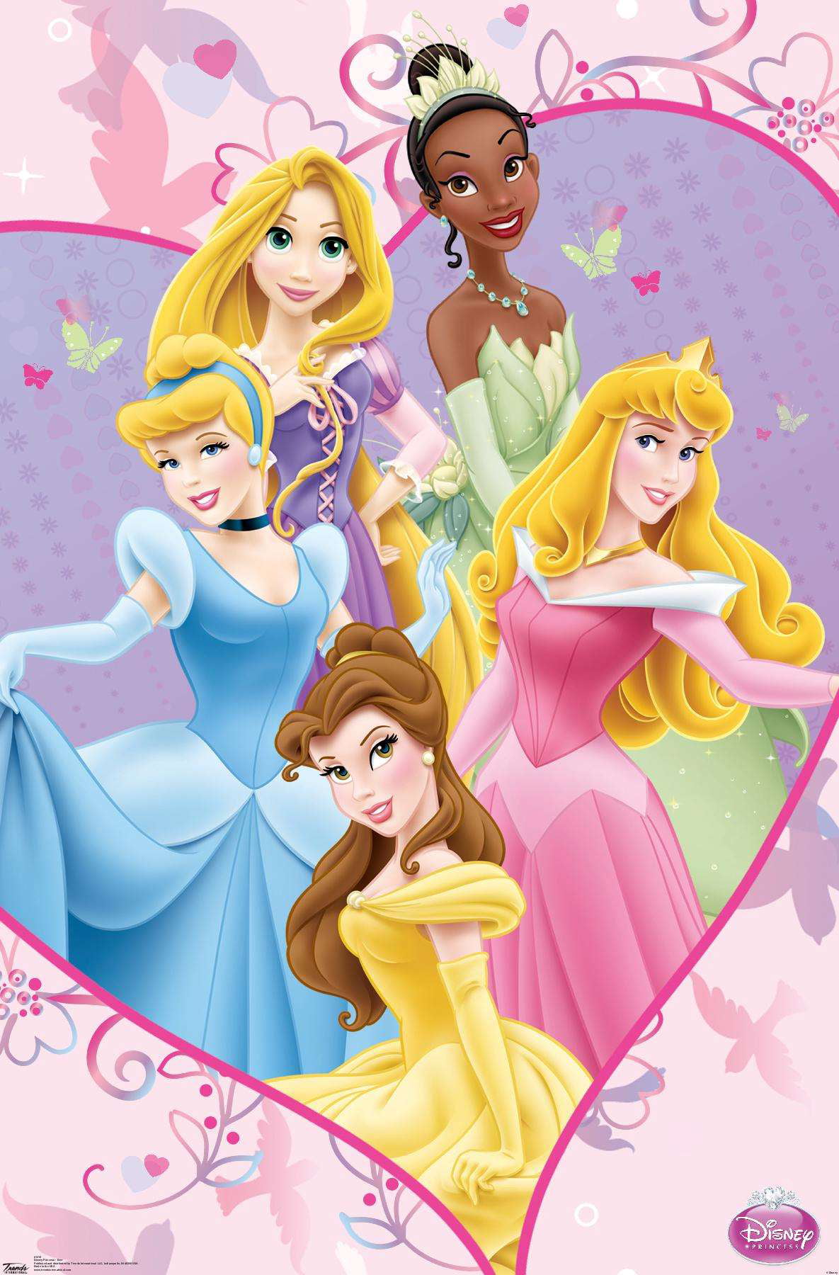 Disney Princess Collage Wall Poster X Walmart Com