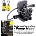 thumbnail image 4 of Bomba de agua de diafragma autocebante de alta presión, 2500W, 2900PSI, lavadora, máquina de limpieza, bomba de lavado de coche, rociador JFHHH pequeña, 4 of 5