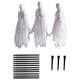 thumbnail image 2 of Decoraciones de Halloween, adornos de Halloween, regalos de Halloween, decoración de casa de bruja de Halloween, accesorios luminosos, ropa, 1 bruja blanca sin control de voz, sonido luminoso, decorac, 2 of 9