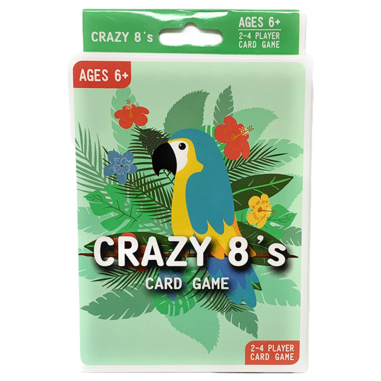 Boston Novelties Card Games Crazy 8s Fish Cats vs Dogs War Game, 3-Pack 