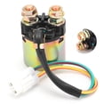 thumbnail image 4 of Relé del Solenoide de Arranque del Motor, Piezas de Motocicleta de Cobre Anticorrosión Duradera para El Reemplazo de Atv para TRX200 FRUST 1990-1997, 4 of 7