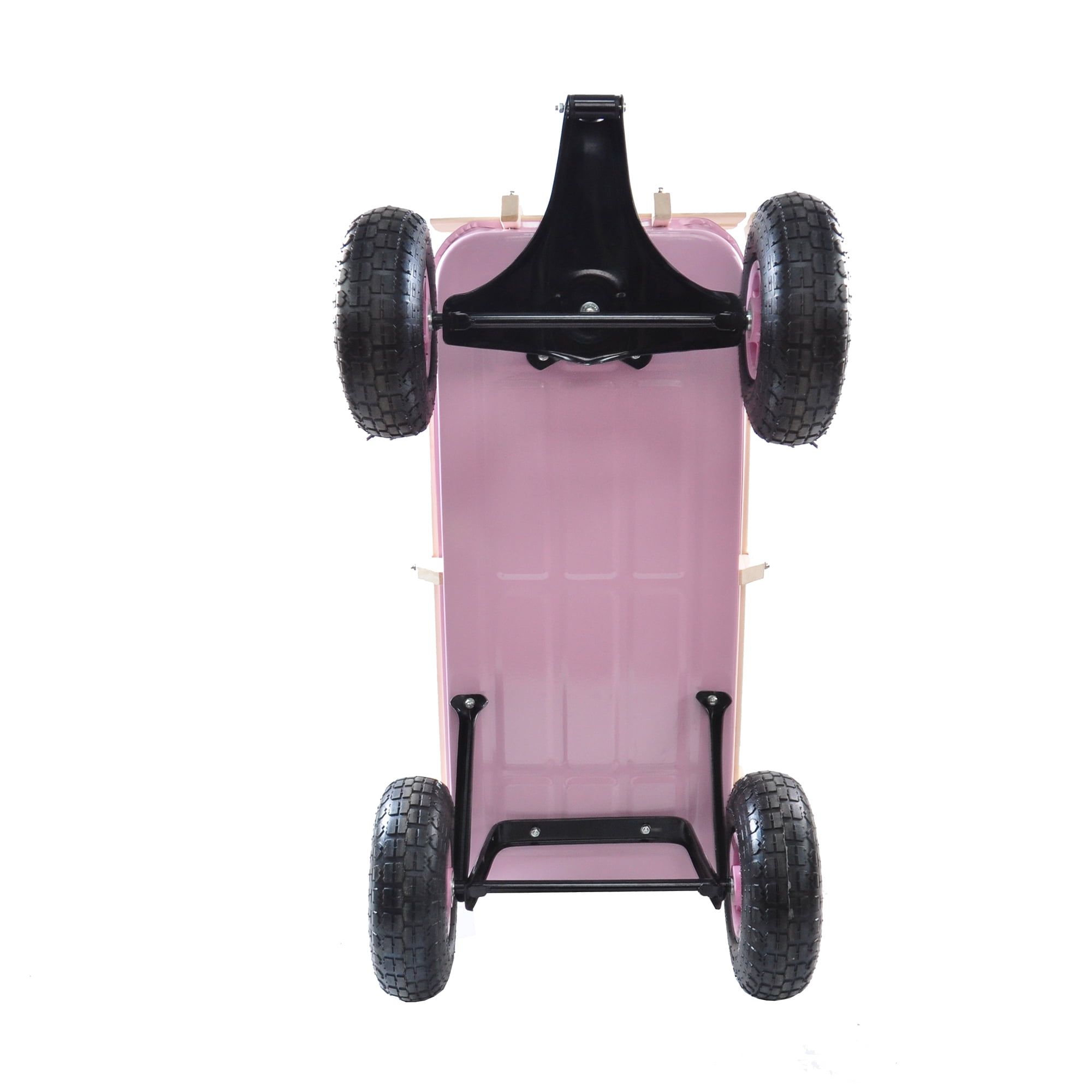 Aimee Lii Utility Wagon Cart, Beach Wagon with Wheels for Sand, Portable Wagon, Pink Aimee Lii Utility Wagon Cart, Beach Wagon with Wheels for Sand, Portable Wagon, Pink