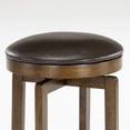 thumbnail image 2 of Hillsdale Brendan 25" Wood Traditional Counter Stool in Brown/Cherry, 2 of 5