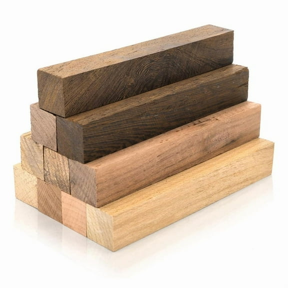 10 Pack Pen Blanks,Wood Blanks for Turning, Unfinished Carving Blocks,for Making Suppl pwm25