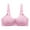 Pink, variant on Aoochasliy Bras for Women Ladies Plus Size Bra No Steel Ring Push Up Underwire Vest-Style Sleep Bra