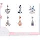 thumbnail image 2 of Pan's New Donald Duck Bell Colgante Mickey Love Bow String Accesorios, 2 of 4