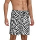 thumbnail image 2 of Fotbe Weave Geometric Pantalones Cortos de Pijama para Hombre, Ropa de Dormir, Pantalones de Pijama Cortos para Hombre-Medium, 2 of 6