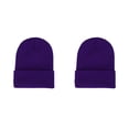 thumbnail image 3 of Gorros Beanie Minnieouse Unisex Ajustable a prueba de viento Ciclismo Esquí Morado oscuro 2piezas, 3 of 5