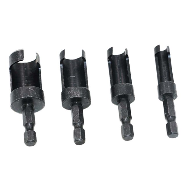 Juego De Herramientas Baoblaze Con De Madera 4 Piezas Taladro de madera