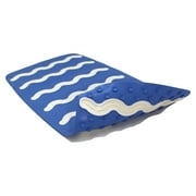 SAFELAND Patented Non-Slip Bath, Shower, Tub Mat, TPR Material, Eco-Friendly, Non-PVC, Color Combo, Machine Washable, Durable, with Powerful Gripping Suction Cups, 30x16 Inch, Wave