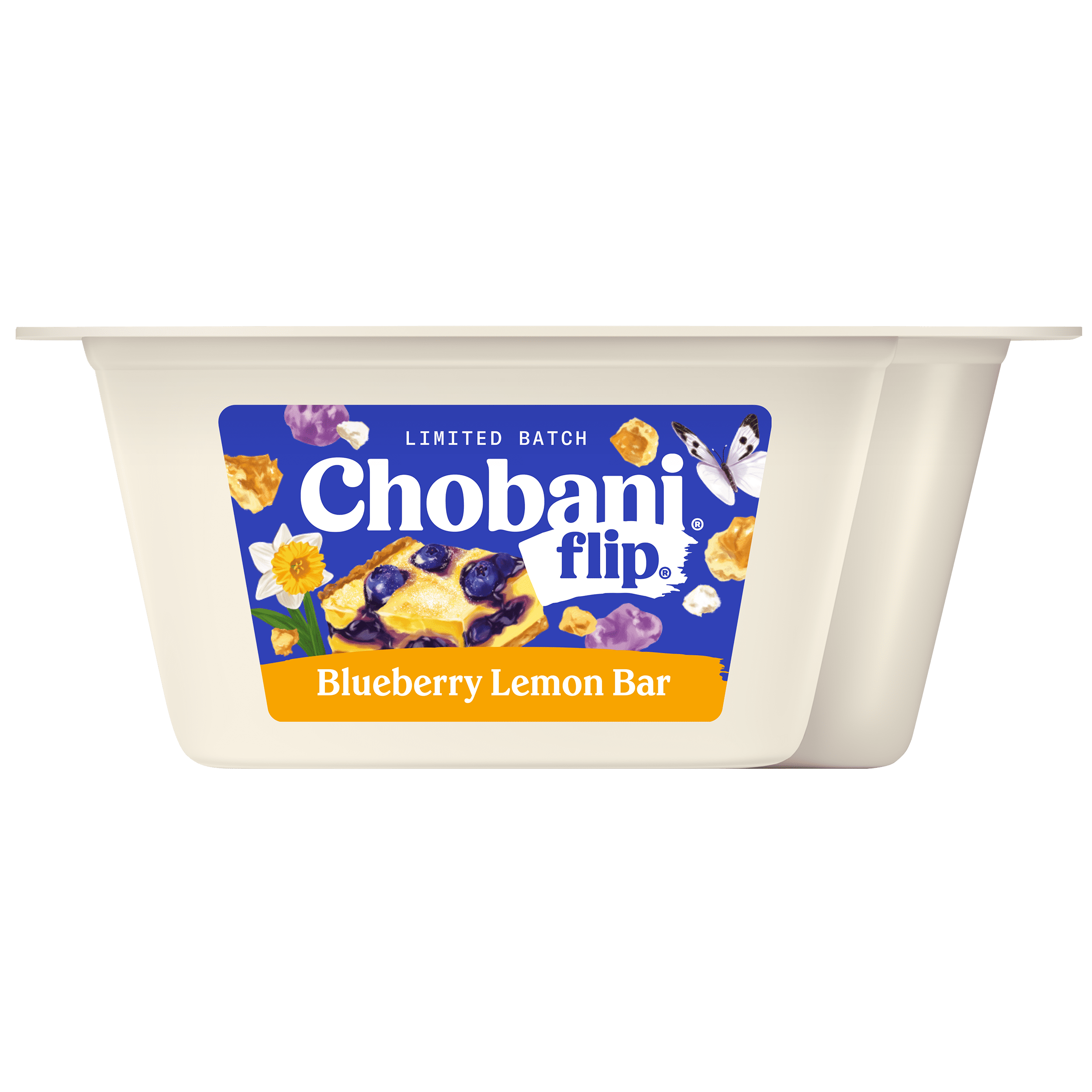 Chobani Flip Low-Fat Greek Yogurt Limited Batch Blueberry Lemon Bar 4.5oz
