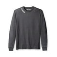 thumbnail image 2 of Daxton Premium Alabama Men Long Sleeves T Shirt Ultra Soft Medium Weight Cotton, Hth Charcoal Tee White Letters XS, 2 of 3