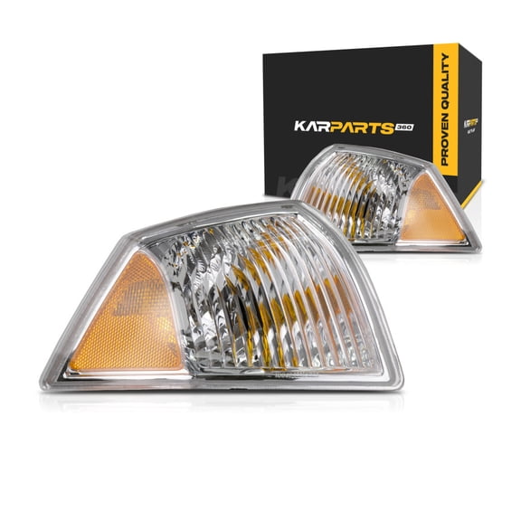 For Jeep Compass 2007 2008 2009 2010 Park/Signal Light Assembly Driver and Passenger Side Pair Replaces CH2520144 CH2521144